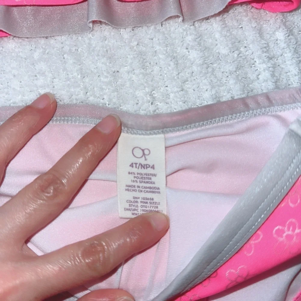 OP Pink Kids Swim Bikini